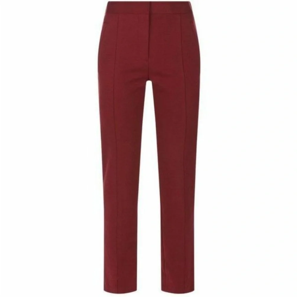 Tory Burch Vanner Ponte Seamed Pants Red - Picture 1 of 4
